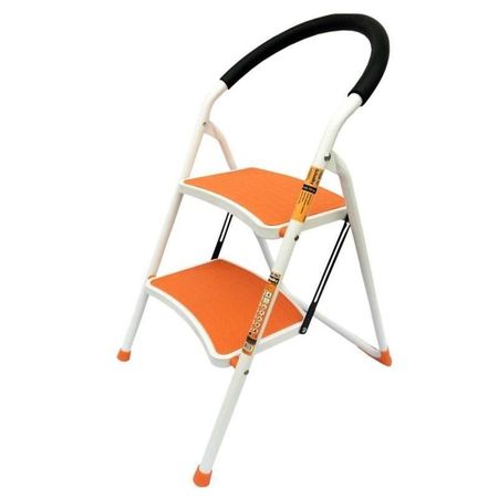 Scari de lucru - Scara otel 2 trepte Strend Pro WR2061K-1, 150 kG, portocalie