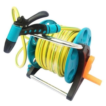 Furtunuri gradinarit - Furtun cu derulator, profesional, Strend Pro ST 2015A, 3 straturi, 20 m, 1/2"