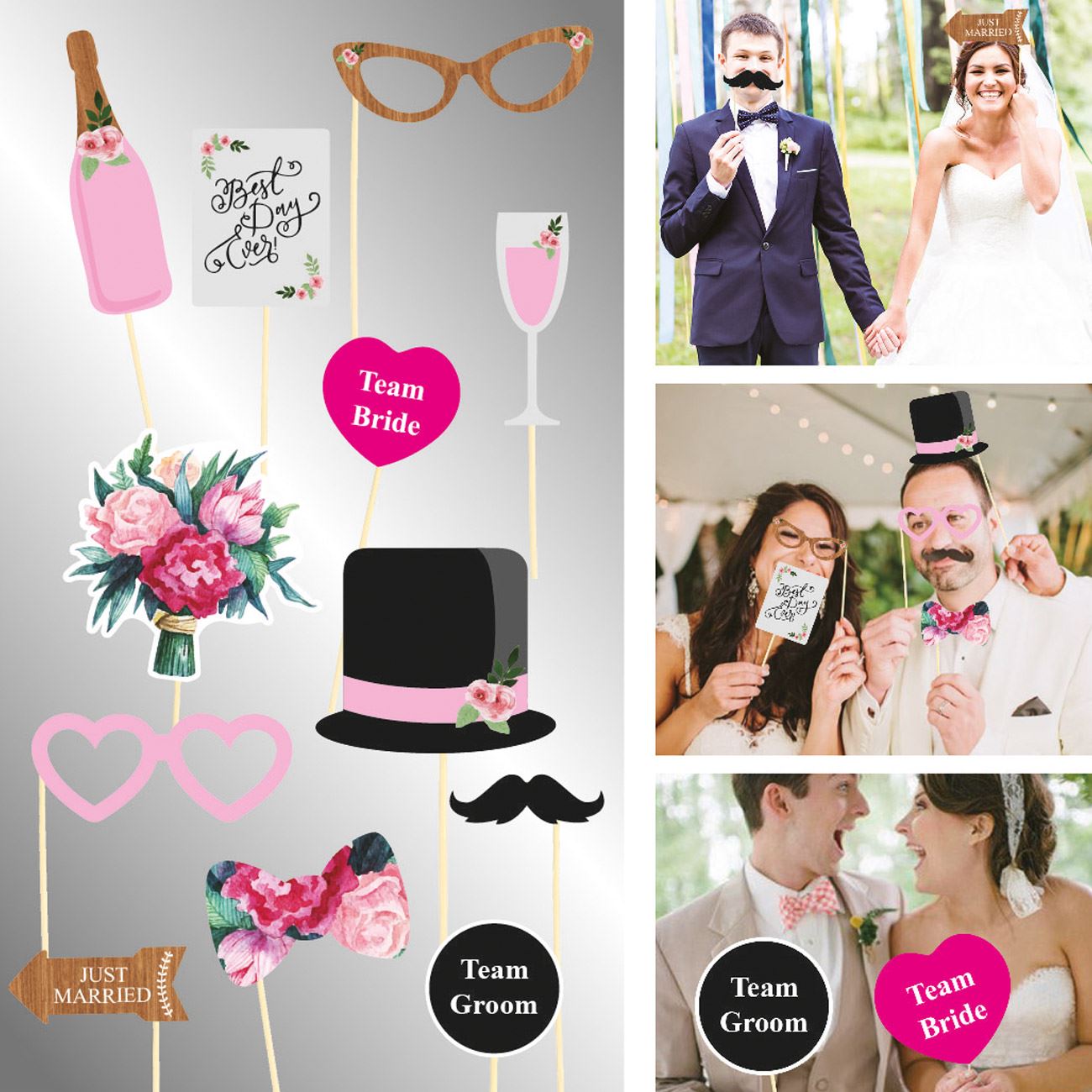 Set 12 Props Uri Foto Zola Wedding Day Emag Ro