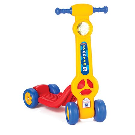 SPORT - Trotineta pentru copii de la 3 ani cu claxon si baza stabila Pilsan Mini Scooter Red