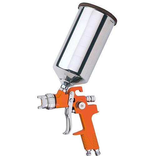 Pistoale si sisteme de vopsit si tencuit - Pistol de vopsit cu aer comprimat, vas superior, metalic, 1000 ml, 1.4 mm, Strend Pro