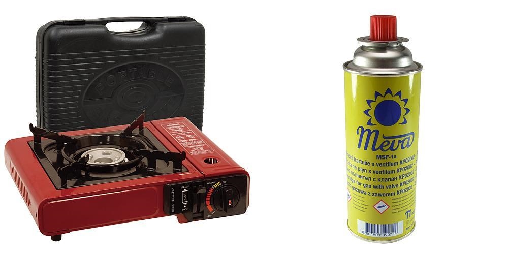 Arzatoare camping - Argaz camping Strend Pro, 2.2 kW cu aprindere piezo + Butelie cadou