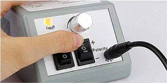 Freza unghii profesionala At performance, pila electrica unghii false 20.000 RPM, gri, 6 capete de freza, 6 inele abrazive - Aparate & Accesorii ingrijire personala - atMag.ro