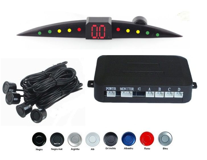 Alarme auto & Senzori de parcare - Senzori Parcare XtremeVision® cu Display Led - S301