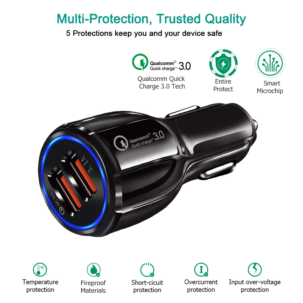 incarcator auto usb fast charge incarcare rapida