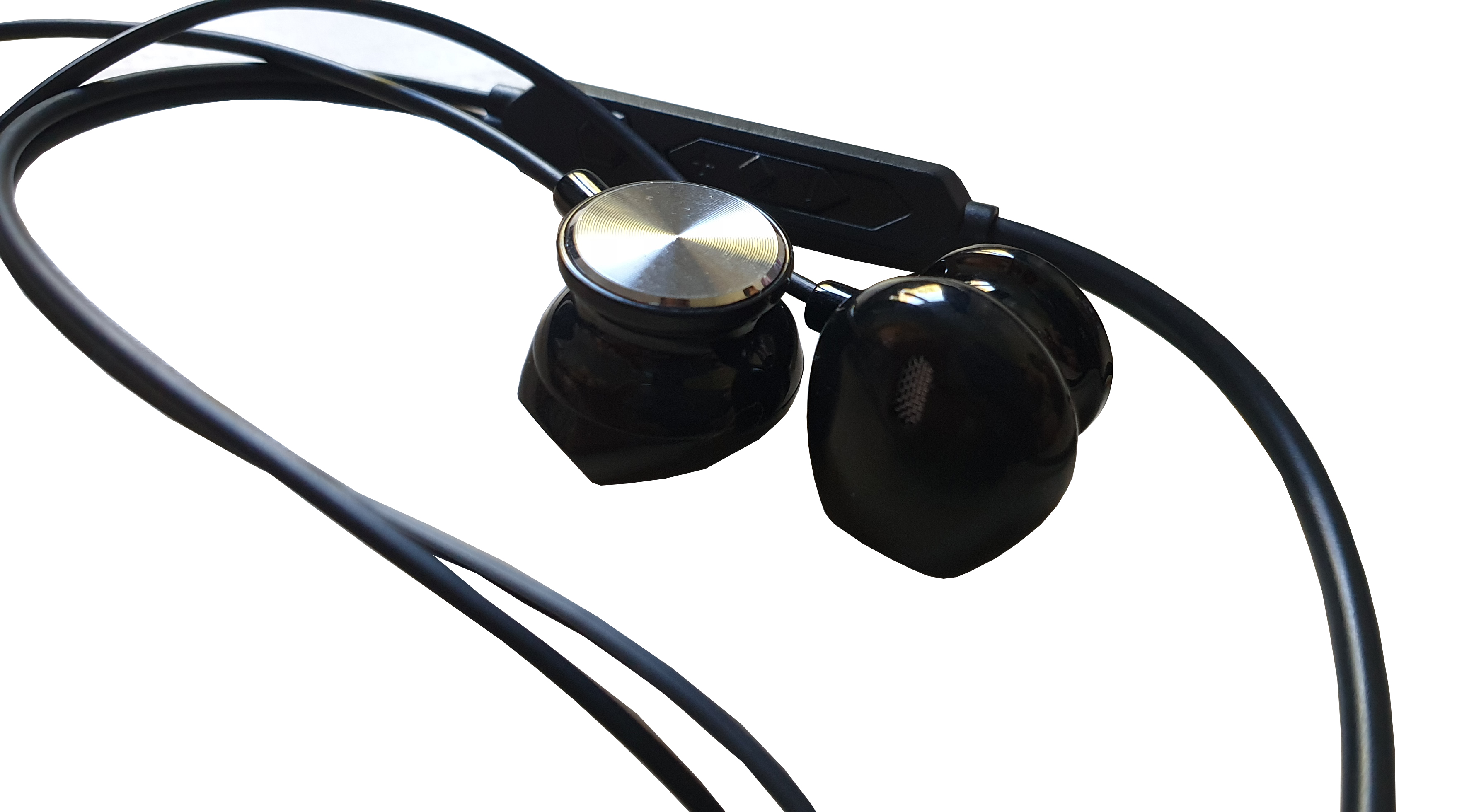 Casti Intraauriculare KLGO KS 13, Cu Fir, Microfon, Butoane Control Volum, Dynamic Sound, Negre - Casti - atMag.ro
