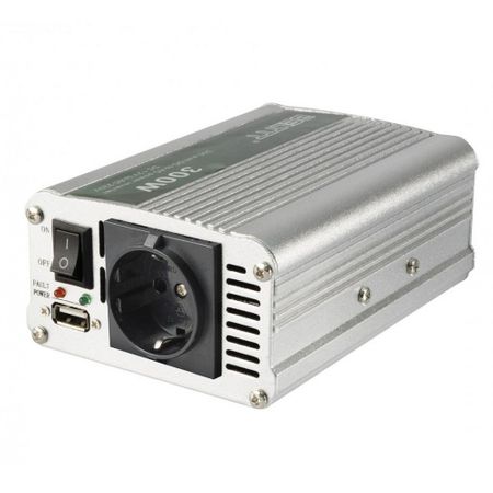 Invertoare auto - Invertor tensiune 12V-230V 300W/max 600W comutator on/off si USB