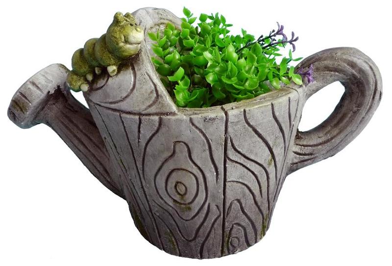 Ghivece si suporturi - Ghiveci decorativ Watering Can, ceramica,36 x 21.5 x 23 cm