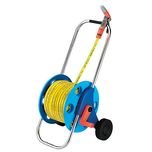 Furtunuri gradinarit - Furtun cu derulator si pistol,30m,3 straturi,1/2''