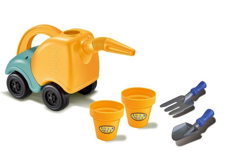 Jucarii pentru plaja si nisip - Masina stropitoare pentru plaja si nisip, Strend Pro, cu 4 accesorii