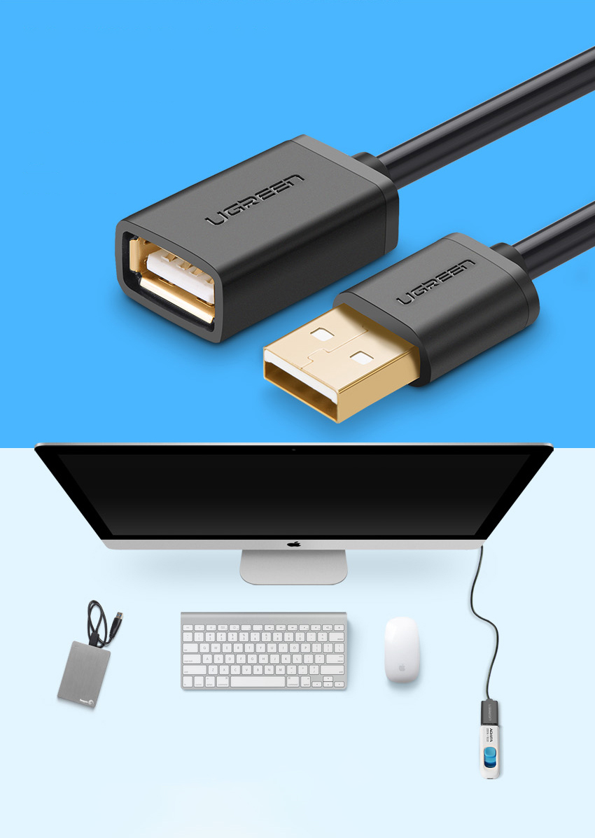 Cablu de extensie USB 2.0 UGREEN 