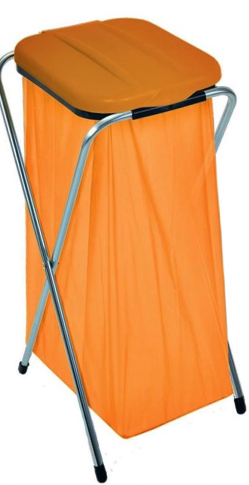 Cosuri de gunoi - Suport pliabil pentru sac de gunoi SOLO, 36 x 42 x 78 cm, pentru saci maxim 130 l, pentru reciclare selectiva