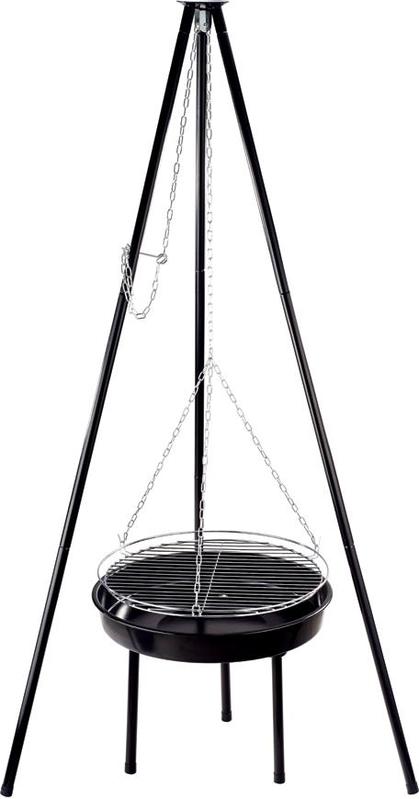 Gratare gradina - Gratar gradina cu trepied de 150cm, inaltime de gatit reglabila 32cm - 66cm