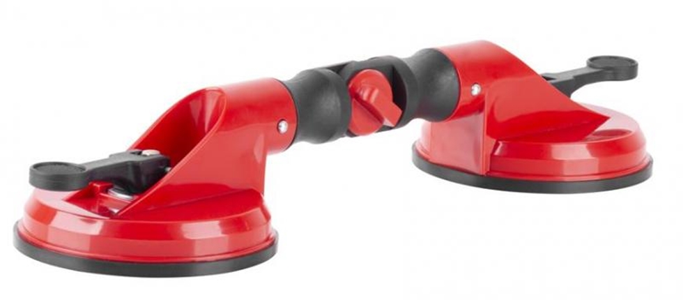 Scule auto - Ventuza dubla pentru geamuri si parbrize cu posibilitate de reglare unghi 90-270 grade