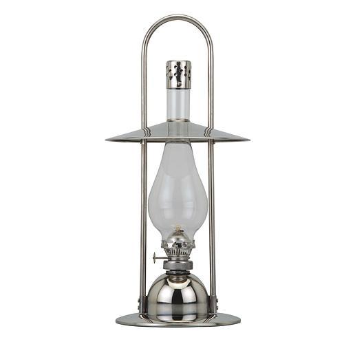 Accesorii camping si drumetii - Lampa cu gaz lampant NiceHome 37 cm, otel inoxidabil