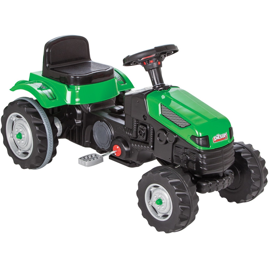 Masinute si vehicule pentru copii - Tractor Pilsan Active, cu pedale, verde