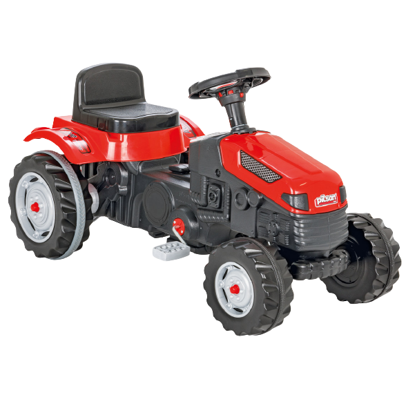 Masinute si vehicule pentru copii - Tractor Pilsan Active, cu pedale, rosu