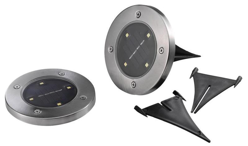 Lampi solare - Set 2 lampi solare 120x140 mm, 4 LED pentru iluminare ambientala