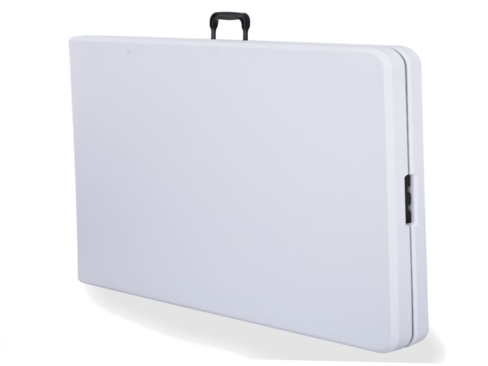 Masa plianta dreptunghiulara politilena, AT PERFORMANCE®, sigurante speciale, cadru din otel, maner transport, sustine 100 kg, 180 x 72 x 70 cm - Mobila gradina & terasa - atMag.ro Masa plianta dreptunghiulara politilena, AT PERFORMANCE®, sigurante speciale, cadru din otel, maner transport, sustine 100 kg, 180 x 72 x 70 cm - Mobila gradina & terasa - atMag.ro