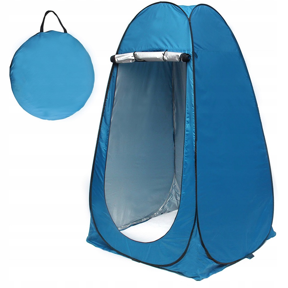 Cort  tip cabina dus camping toaleta garderoba  albastru dimensiune 110x 190 cm [3]