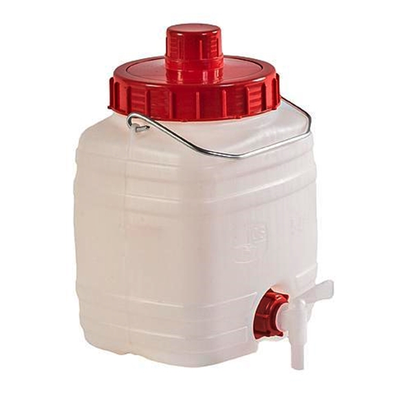 Butoaie - Bidon din plastic cu robinet,maner metalic,capacitate 5l