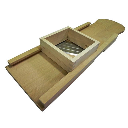 Razatori si accesorii - Razatoare legume cu suport din lemn, 4 cutite, 90 cm