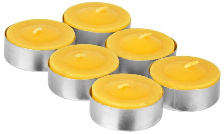 Lumanari si candele - Set 6 lumanari galbene parfumate anti-tantari