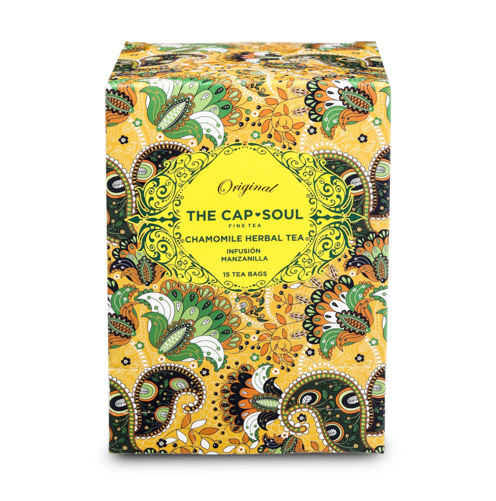 Ceai The Cap Soul, Manzanilla, musetel, 15 plicuri, din plante