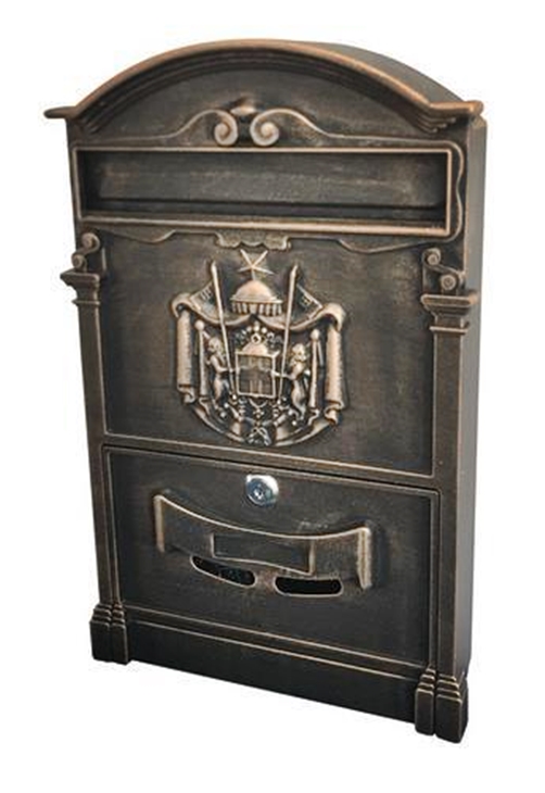 Cutii postale - Cutie postala SGTT Retro Bronze 410x255x90 mm