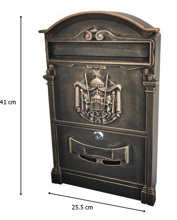 Cutie postala SGTT Retro Bronze 410x255x90 mm [3]