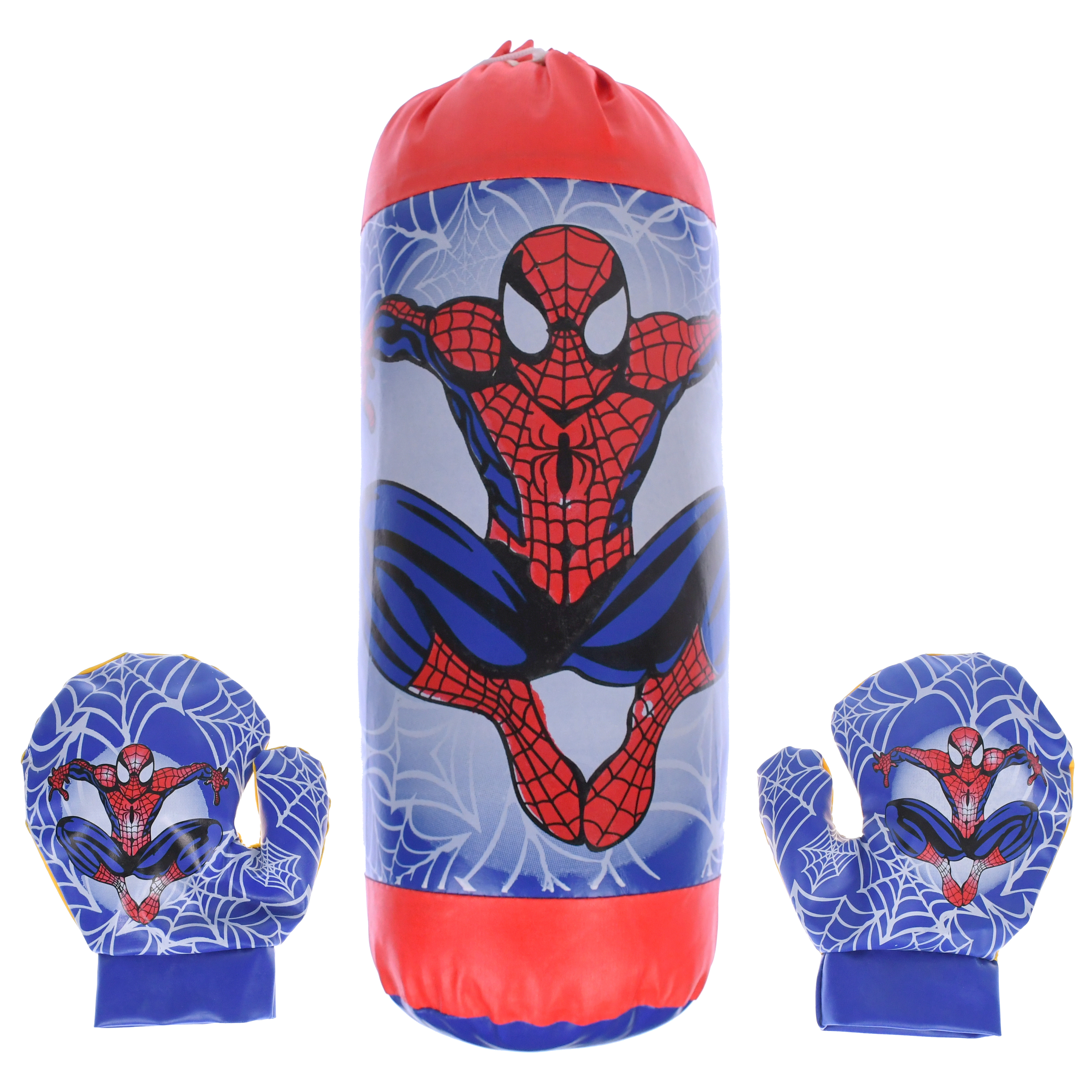 Set sac de box de jucarie si manusi, 43 cm, pentru copii