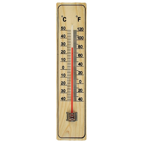 Termometre Meteo - Termometru lemn Woody 22 cm pentru interior/exterior -40ﾰ C + 50ﾰ C