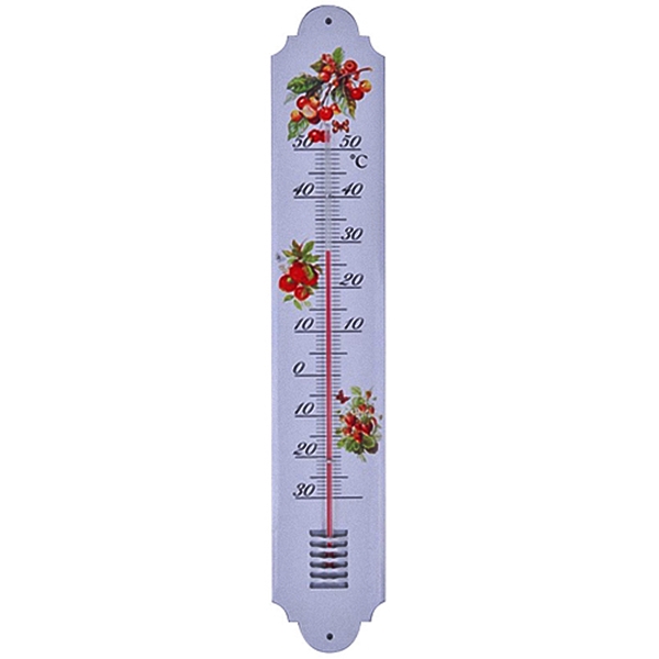Termometre Meteo - Termometru metalic CS 50 cm pentru interior/exterior -30ﾰ C + 50ﾰ C