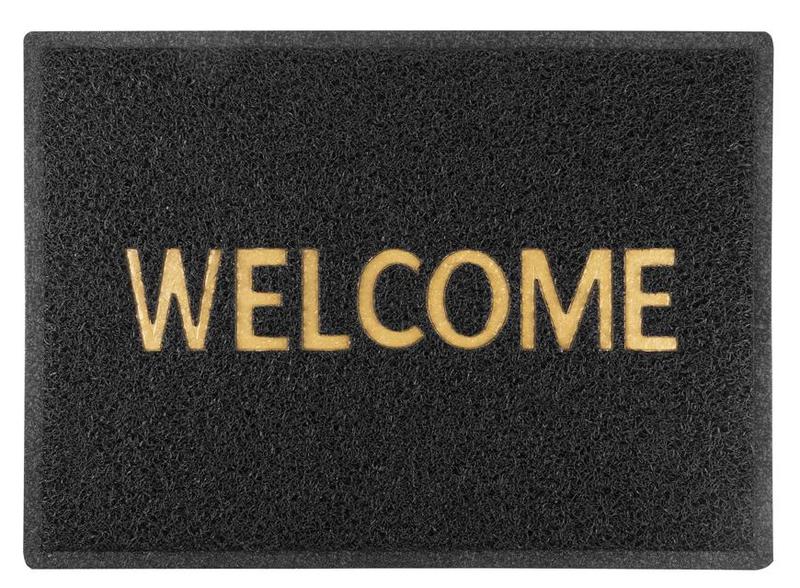 Covorase intrare - Covor intrare negru SGTT 50x70cm Welcome, MD1