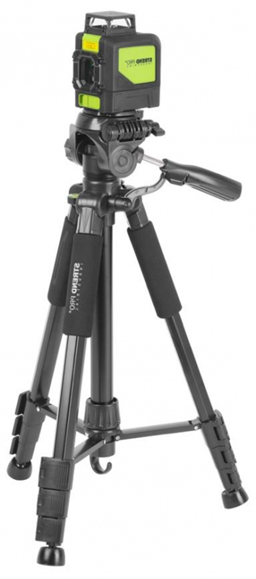 Unelte si aparate de masura - Nivela laser, cu trepied 1.5 m, cap rotativ 360 grade, husa, 4xAA, 35 m