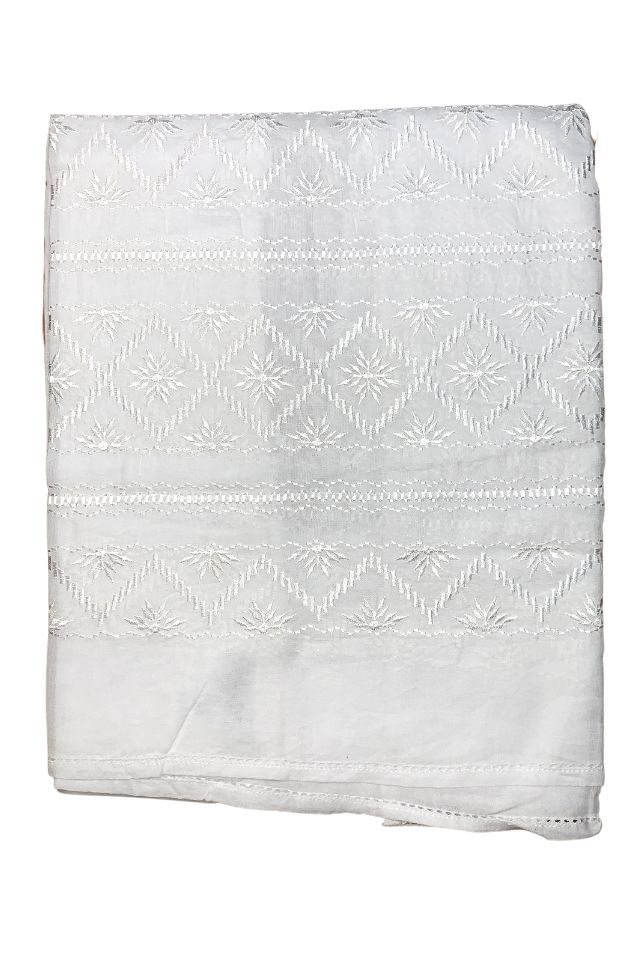 leadership necessity pillow Esarfa tip marama traditionala, Dacali, alb fildes, 180 x 53 cm - eMAG.ro