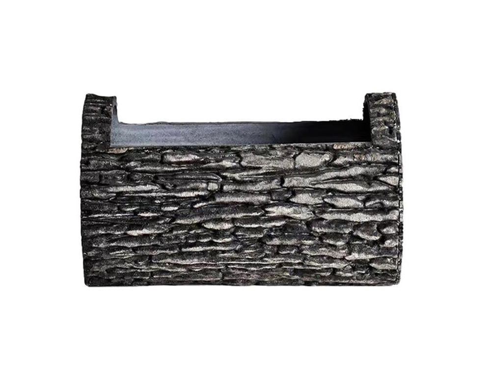 Ghivece si suporturi - Ghiveci decorativ orizontal, model scoarta de copac, SGTT,34x21cm