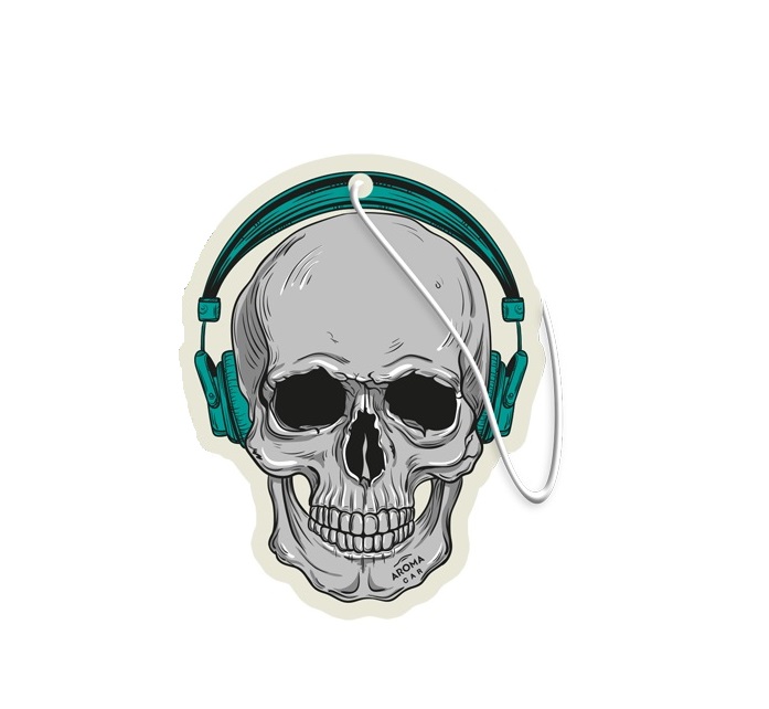 Produse EmagMarketplace - Odorizant auto Headphones Skull