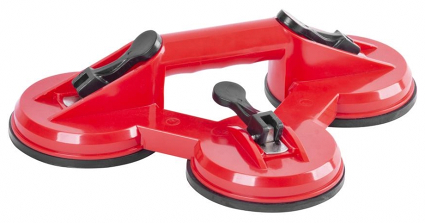 Scule auto - Ventuza tripla pentru montat parbrize si geamuri max 100kg