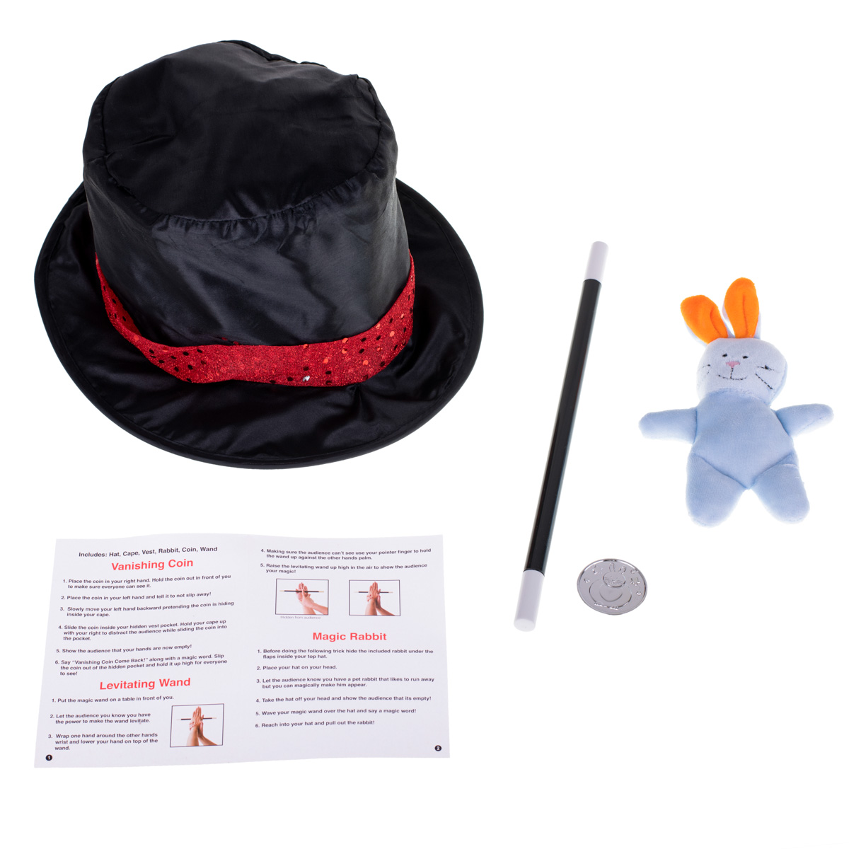 pivot Mold thermometer Costum de magician pentru copii, Zola®, cu accesorii, varsta 3-8 ani – Zola  Store