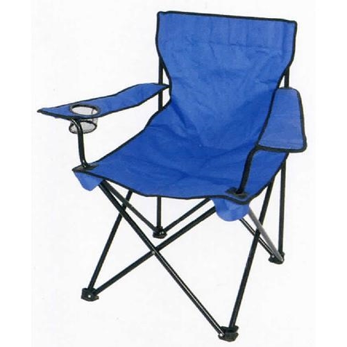 Scaune, mese si umbrele camping - Scaun pliabil pentru pescuit sau camping 53x53x90 cm, albastru, max 120kg, in husa transport