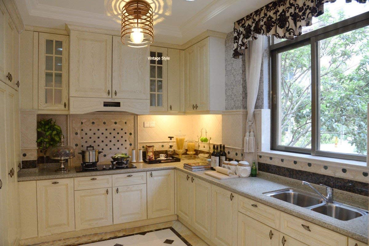 Lustra cu aspect rustic, E27, 16X18cm, Negru 1 30051944