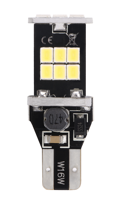 Proiectoare, Lampi & Leduri - Led Auto Canbus Portocaliu T15 W16W 15 Smd 2835 12V BTLE1212-Po