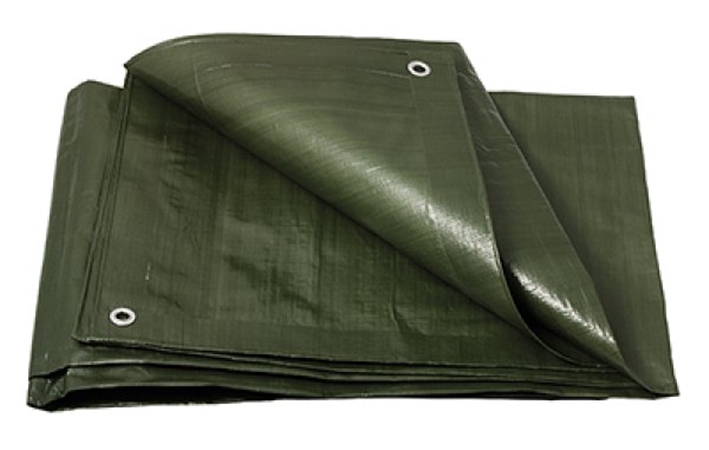 Produse EmagMarketplace - Prelata impermeabila, 2x3m, densitate 200g/mﾲ, inele de prindere, verde