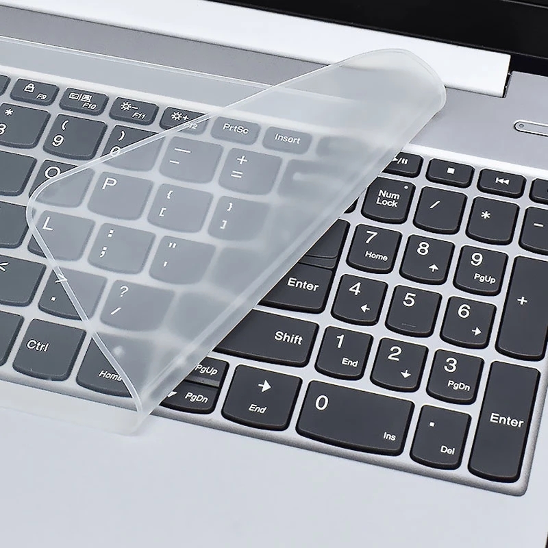 cavity tailor pilot Folie de Protectie pentru Tastatura Laptop, din Silicon Transparent,  Reutilizabila, Dimensiune Universala, 13.3 x 37 cm