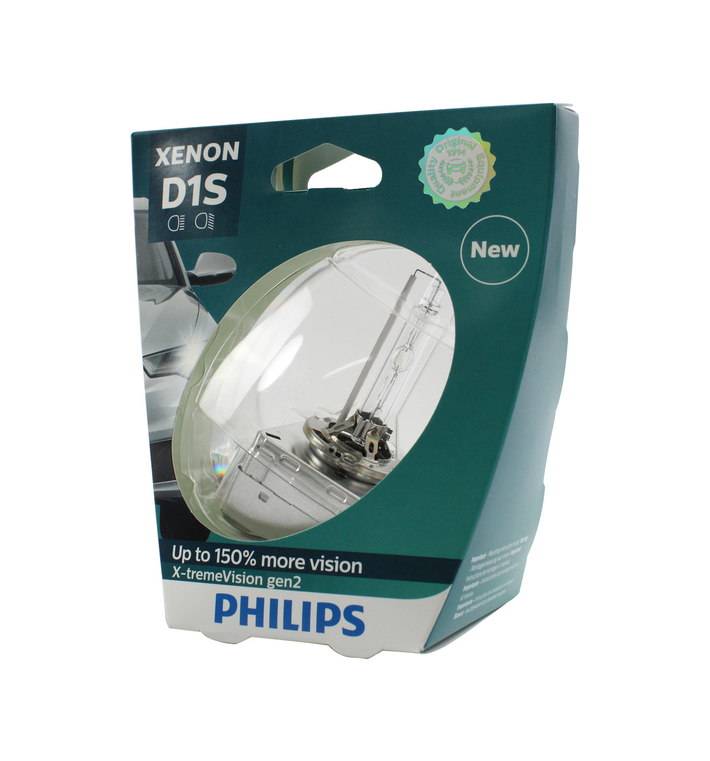 Becuri si sigurante auto - Bec Xenon D1S Philips X-Treme Vision 2, 85V, 35W