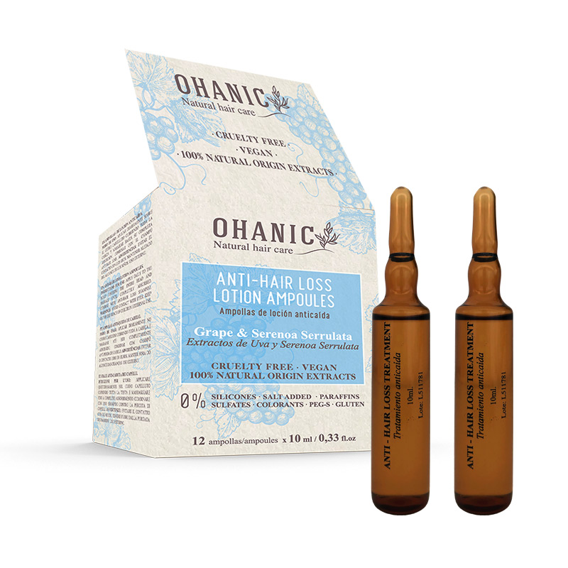Produse - Set fiole de par pentru stoparea caderii parului, Ohanic, 12x10ml