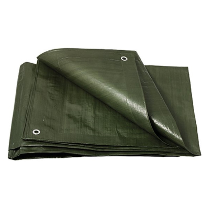 Sere si solarii - Prelata impermeabila, 2x8m, densitate 200g/mﾲ, inele de prindere, verde