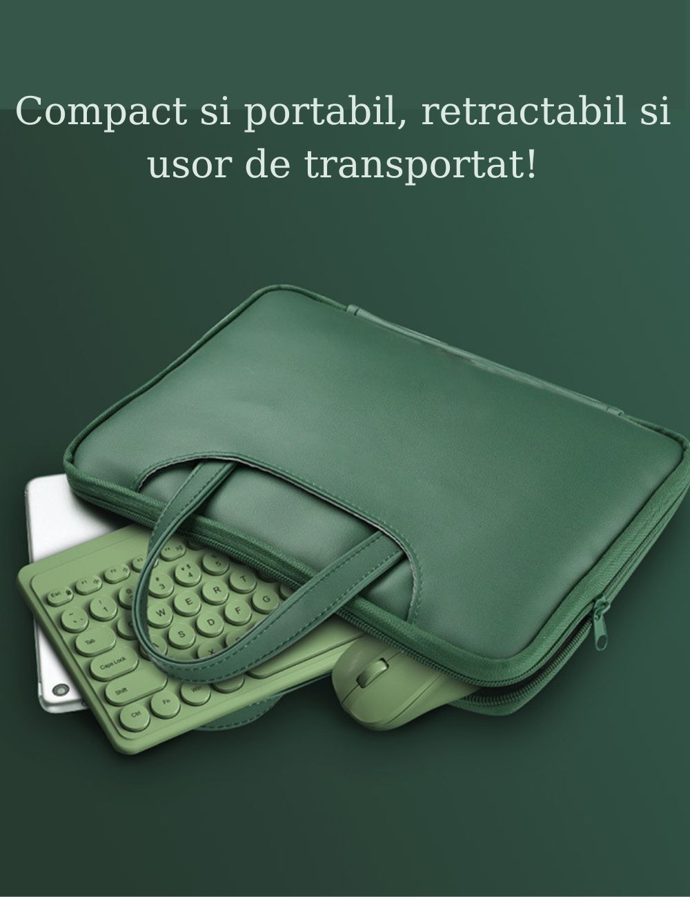 Комплект безжична клавиатура и мишка, USB, 79 клавиша, тънка