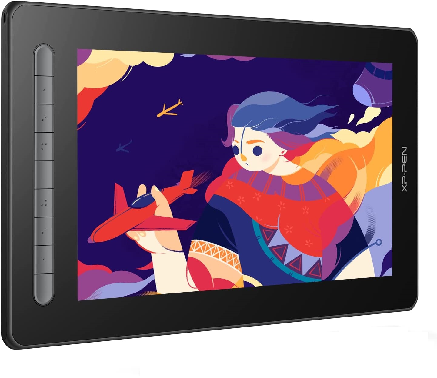 Import EmagMarketplace - Tableta grafica XP-PEN Artist 16 GEN 2, 15.4" FHD Laminat, TILT, USB Type-C, 94% RGB, include Pen X3 Elite, Manusa, 10 varfuri de rezerva, Negru